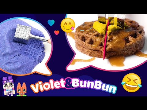 Violet & BunBun Enter the Zen Zone | Kinetic Sand | Crafts for Kids