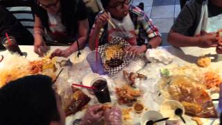 Dinner @ Ray's Crab Shack with my family.