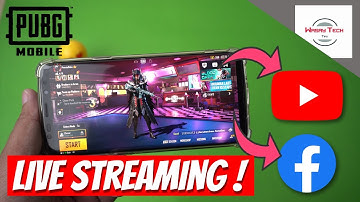 How to Live Stream PUBG on Youtube/Facebook from your Android Phone 🔴📡