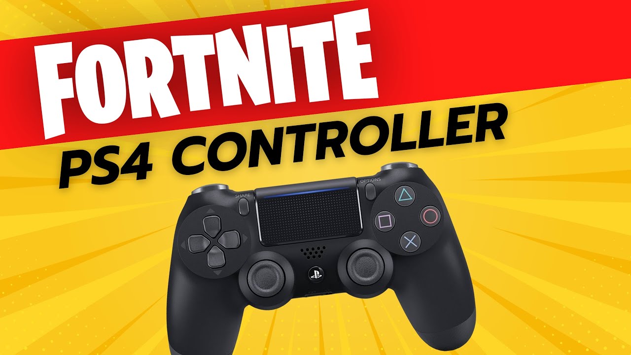 How To Play Fortnite on PC with PS4 Controller (Working Method) 