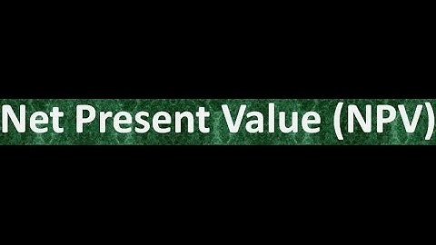How to calculate Net Present Value (NPV) using Excel