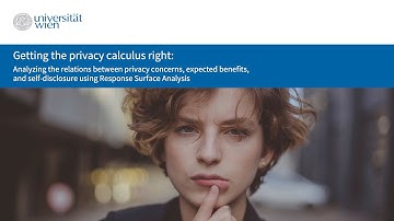 Analyzing the Privacy Calculus using Response Surface Analysis