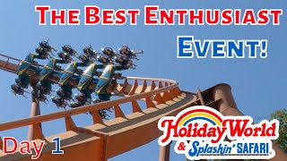 Visiting The BEST Enthusiast Event! - Holliwood Nights Vlog, DAY 1
For many coaster enthusiasts, the beginning of June is a magical time. Why?
BECAUSE OF HOLLIWOOD NIGHTS! Heres day 1 of our first experience at the best enthusiast event!
You can Contact Me at contactchasingthrills@gmail.com
My Gear: (This wouldve been helpful to me if i had this when I was starting this channel so im putting my stuff to help you too :)
Sony ZVE-10 (Main Camera)
Sony 16-50 Kit Lens+ Ulanzi Wl-3
GoPro Hero 10 Black with Media Mod (Backup Camera, Second Angle, and Filming on ride footage)
Cannon Powershot ELPH 100HS (I old camera I found in my grandparents basement that I sometimes use because it looks pretty good)
Røde Videomic Go II (Voiceovers and Studio Mic)
Final Cut Pro (Editing)
Zealsound K66 Studio Microphone (The cheap amazon microphone that is okay quality but i highly recommend for the price)
Videoproc Vlogger (Free editing software that is beginner friendly and highly recommend)
Outro Song: Almost Weekend & Max Vermeulen - Island (ft. Michael Shynes)
Music provided by NoCopyrightSounds
Free Download/Stream: http://NCS.io/Island
Watch: http://youtu.be/ Visiting The BEST Enthusiast Event! - Holliwood Nights Vlog, DAY 1