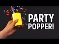 Party musthave how to make your own party popper l 5minute crafts