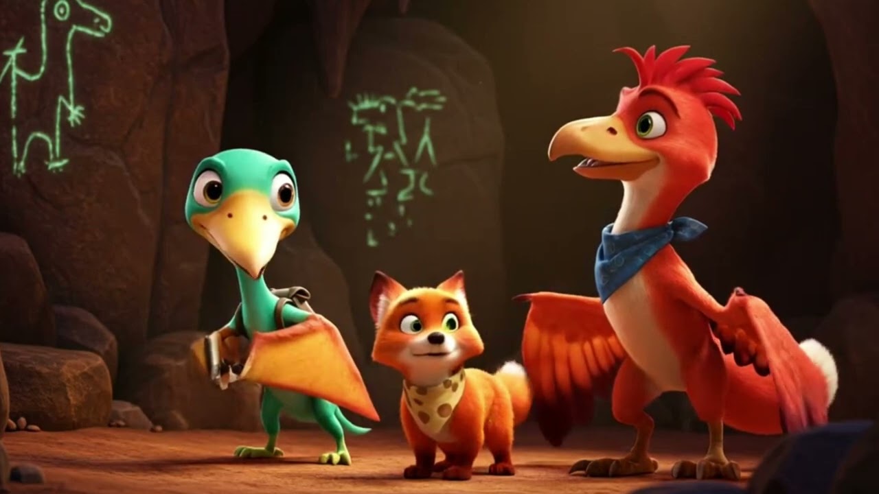 Monument Valley’s Secret Cave Map Discovered by Dinosaurs | Kids Stories | Bedtimes Stories