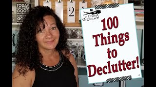 100 things to declutter today