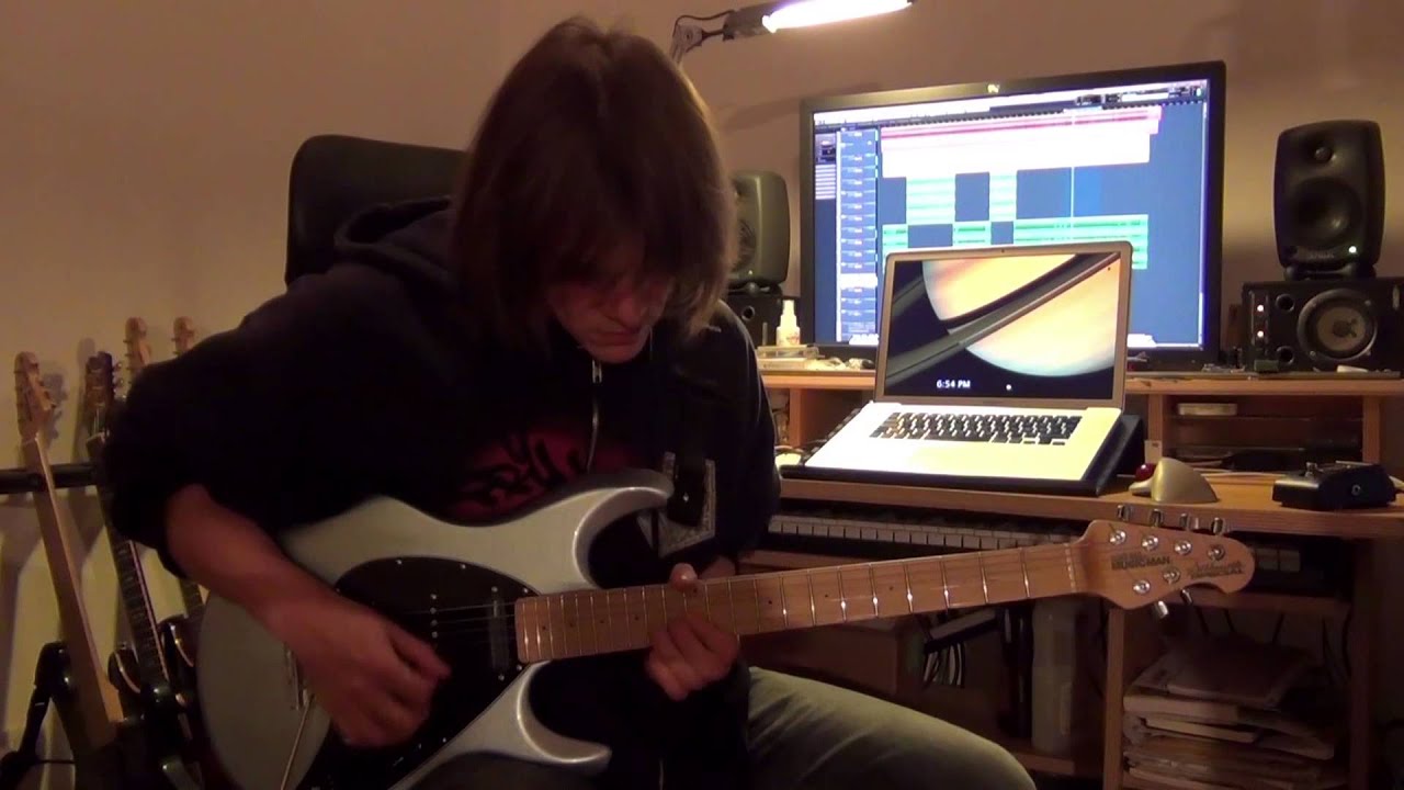Milan Polak - Tracking Lead Guitar "Scarred To Perfection"
