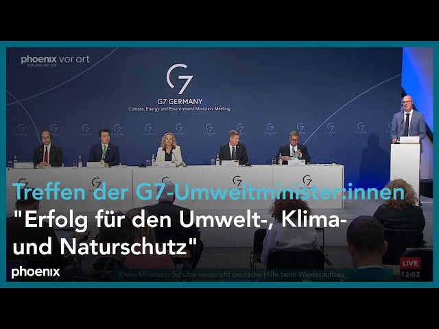 aktuell - G7-Beratungen der Klima- und Umweltminister