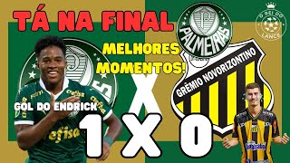 ENDRICK Marca e DECIDE | Palmeiras 1 x 0 Novorizontino | Melhores Momentos | Paulistão #palmeiras