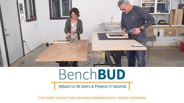 BenchBUD - The Electric Sit-Stand Workbench with Voice Control (Product Overview)