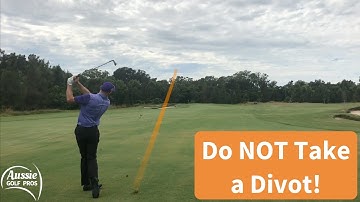 Do NOT Take a Divot!