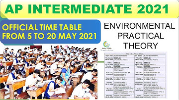AP INTER TIME TABLE 2021|AP INTERMEDIATE 2021 TIME TABLE|AP INTER EXAM TIME TABLE 2021|#APINTER2021
