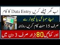 Data Entry Jobs From Home | Data Entry Jobs Work From Home In Pakistan | Online Data Entry.