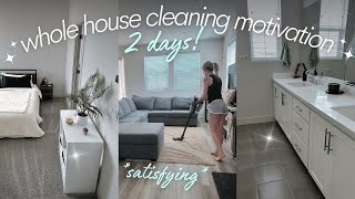 NEW!✨🌸 WHOLE HOUSE CLEANING MOTIVATION | SATISFYING SPEED CLEAN WITH ME SPRING CLEANING ROUTINE 2024