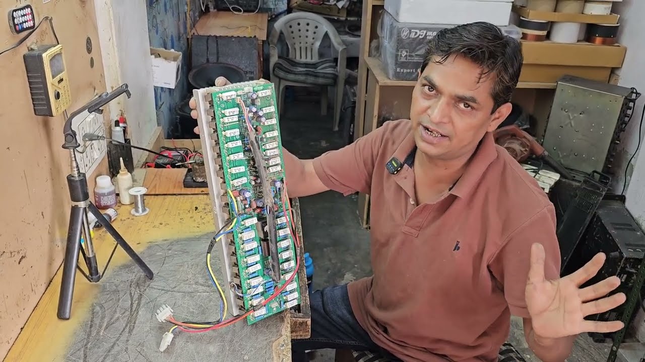 Ремонтирую усилитель мощностью 6000 Вт /#электроника