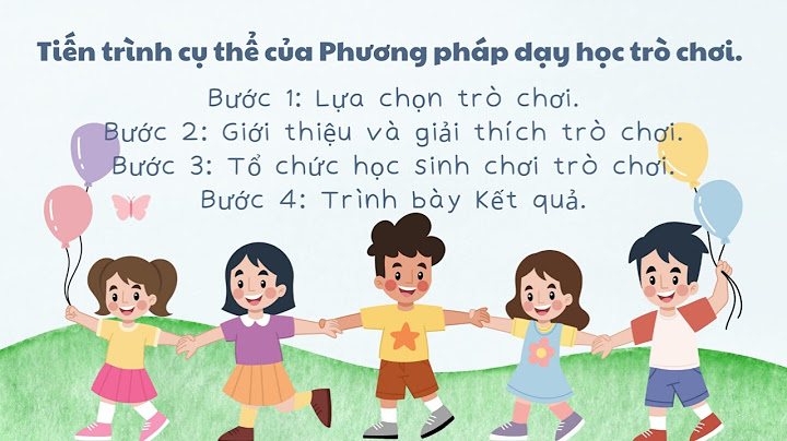 Phương pháp trò chơi trong dạy học là gì năm 2024