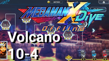 MegaMan X Dive Offline Volcano 10-4(All Hidden Elements locations)