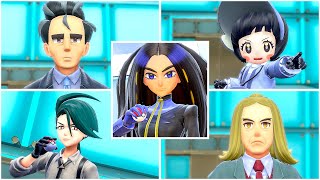 Pokemon Scarlet & Violet - All Elite Four & Champion Boss Fights