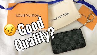 Louis Vuitton 64430 car key cles monogram eclipse unboxing 