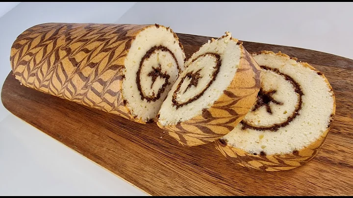 Amazing Swiss Roll Cake & Chocolate Filling / Super Easy Roll Cake Recipe.