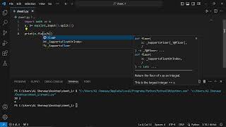 Assiut University Training - Newcomers||H. Two numbers(with python)