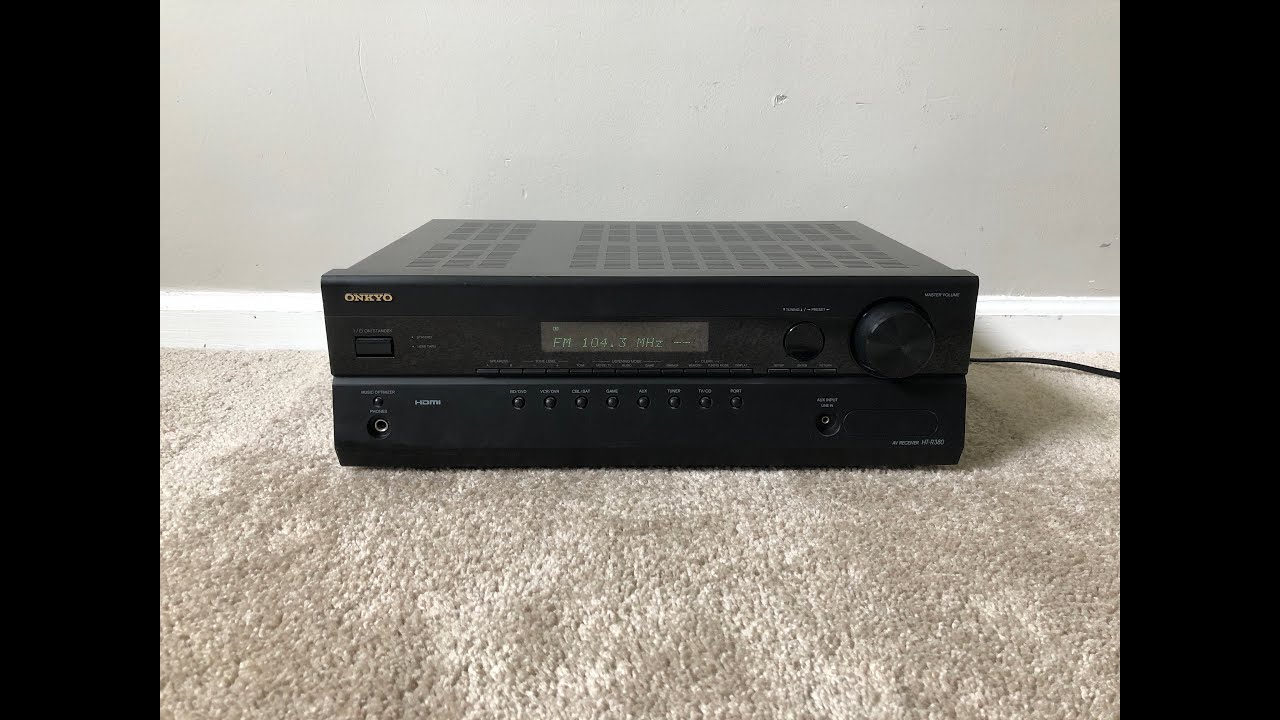 How to Factory Reset Onkyo HTR380 HDMI Home Theater Surround Receiver