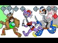 Glamrock Stories: Escape from PIZZAPLEX | FNAFSB vs Among Us