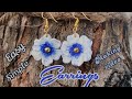 #trendingvideo Easy Beautiful Earrings making| earring tutorial| clay earrings| clay craft ideas DIY