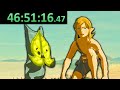 I just completed Breath of the Wild's longest speedrun