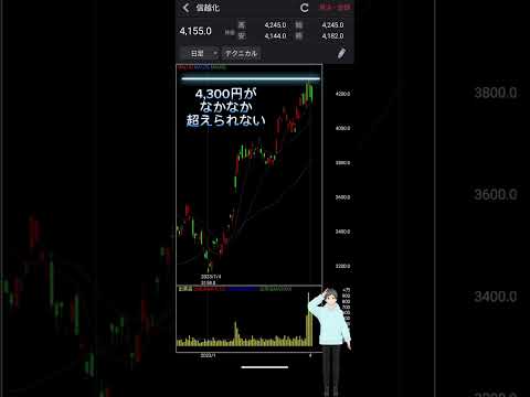 4/4信越化学(4603)4300円が超えられれば青天上？【テクニカル・れふてぃーひでぃーのチャートチェック】#日本株 #stockmarket