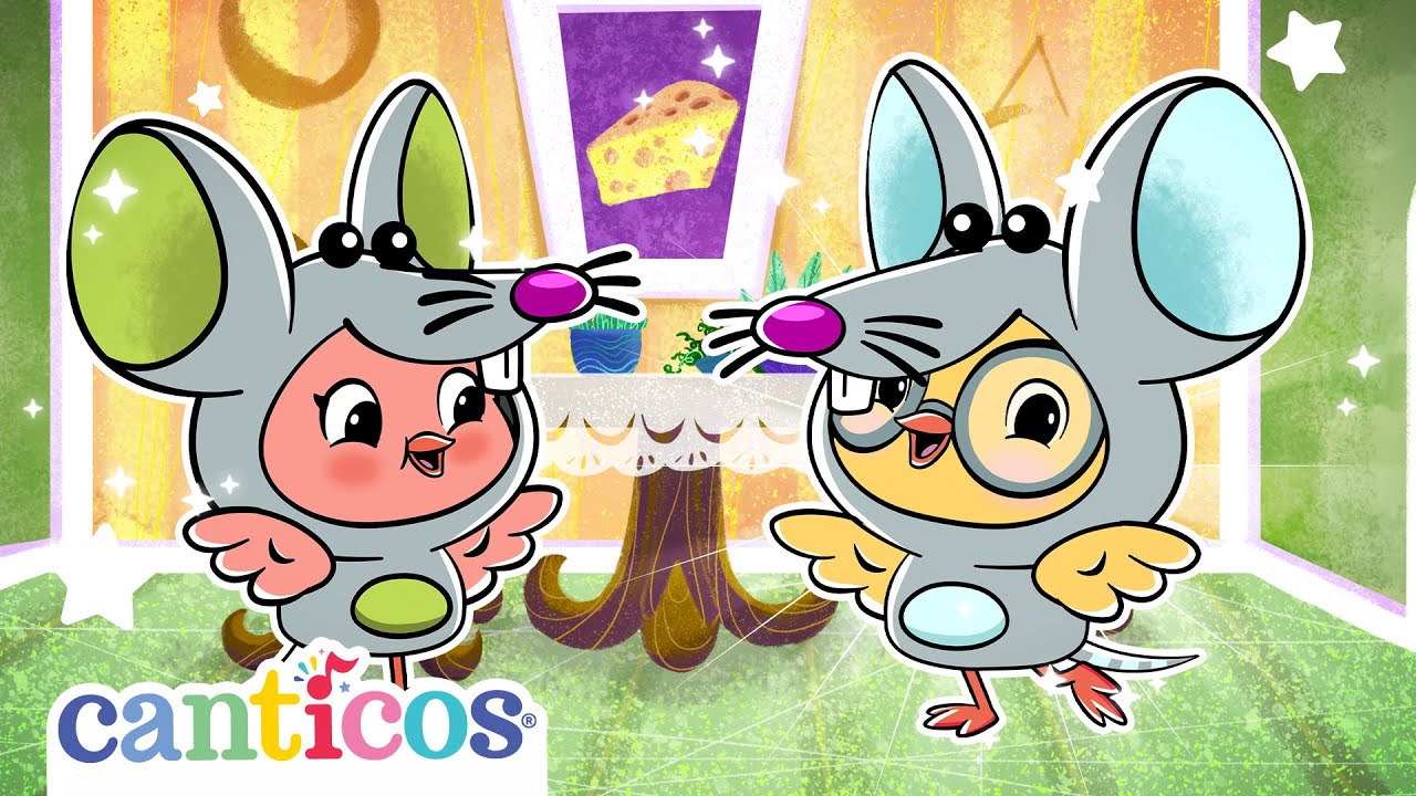 🐀Five Little Mice🐀Itsy Bitsy Spider🕷️ Animal Songs For Kids |Canticos Nursery Rhymes & Kids Songs