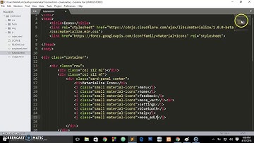 How to use Materialize Icons on your Website
