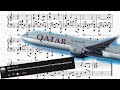 Qatar Airways boarding music piano arrangement | You deserve what you ask for