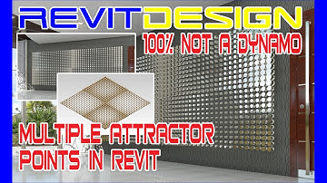 RD124. Attractor in Revit. 100% Not A Dynamo. Multiple Attractor Points in Revit. Part 4