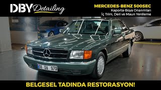 Belgesel Tadında Restorasyon! - Mercedes-Benz W126 500SEC