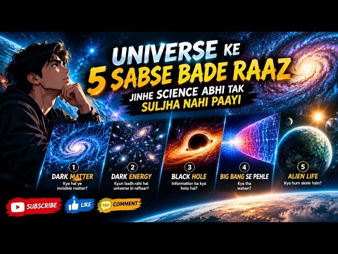 5 Biggest Mysteries of the Universe That Science Still Can&;t Explain! šš¤Æ