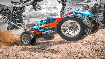 3S Bashing / Traxxas Rustler 4x4 VXL / 4K Slow motion