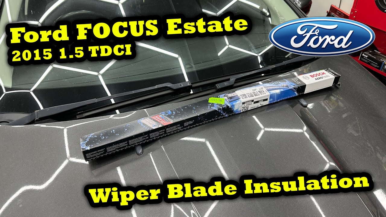 Ford Focus Estate MK3 2015 1.5 TDCI Front Wiper Blade Replacement | How to replace your Wiper Blades