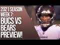 Tampa Bay Buccaneers vs Chicago Bears PREVIEW! | 2021 Regular Season week 7