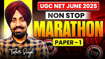 PAPER 1  II One Shot Marathon  II UGC NET June 2025 By Talvir Singh