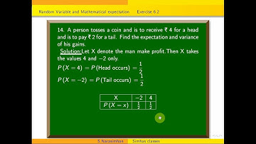 #12businessmaths  chapter 6 RANDOM VARIABLE AND MATHEMATICAL EXPECTATION exercise 6.2sum 14