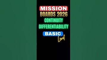 Continuity & Differentiability NCERT One Shot | Mission Boards 2026 | CBSE Board Exams 2026