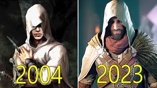 Evolution of Assassin&#39;s Creed 2004-2023