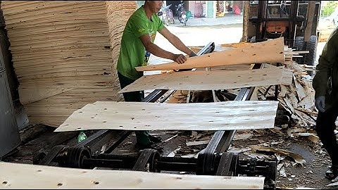 Veneer production machine