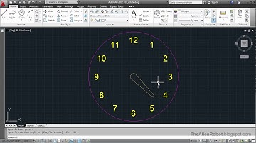 AutoCAD 2012 Introduction Training-0703 Rotating objects