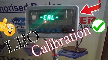 Calibration || Weighing scales Calibration || LEO 200 kg ll
