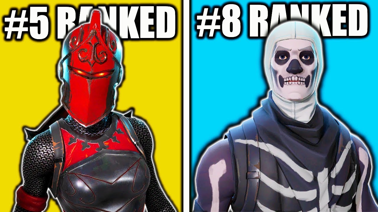 RANKING BEST SKINS IN FORTNITE AFTER SEASON 4! TOP 15 BEST ...