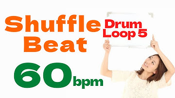 Shuffle Beat [6/8 Funk Drum Loop 5 ] 60bpm