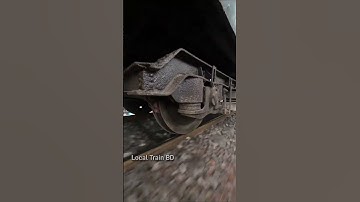 Railway wheels suspension vibration and movement. #wheels #track #shorts