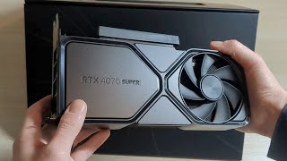 RTX 4070 Super Founders Edition Unboxing!